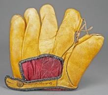 Vintage Lonny Frey  Open Fingered Fielder's Glove, Marathon Sporting Goods