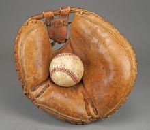 Vintage Spalding Catcher's Glove, "All Star" Model