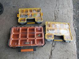 Quantity of Plastic Tool Boxes With Contents