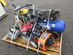 (2) Air Compressors, Honda Pressure Washer,