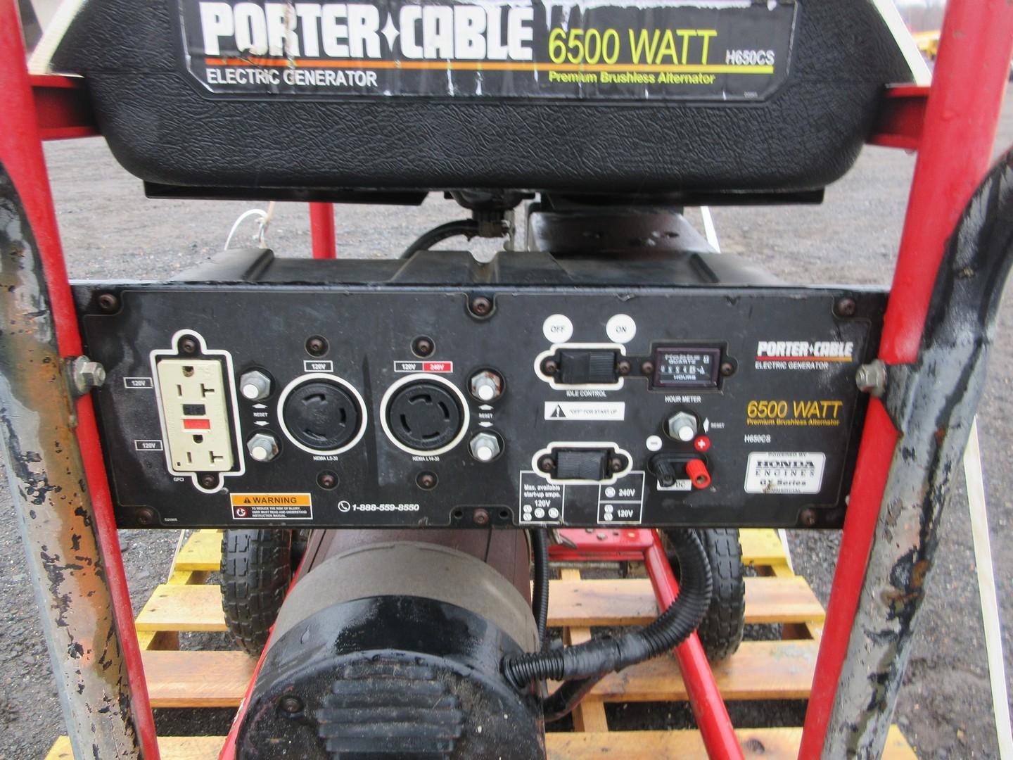 Porter Cable 6500W Generator