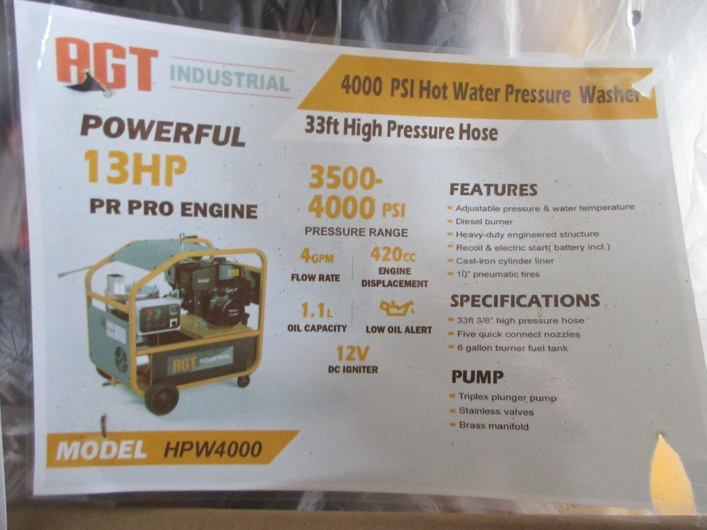 AGT Industrial Hot Water Pressure Washer