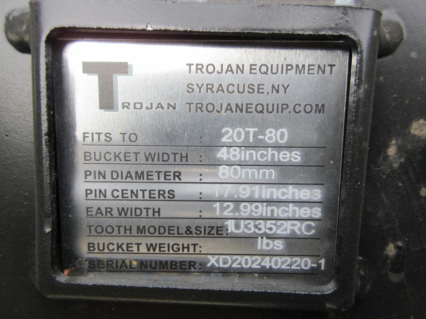 Trojan 48" Bucket With Teeth