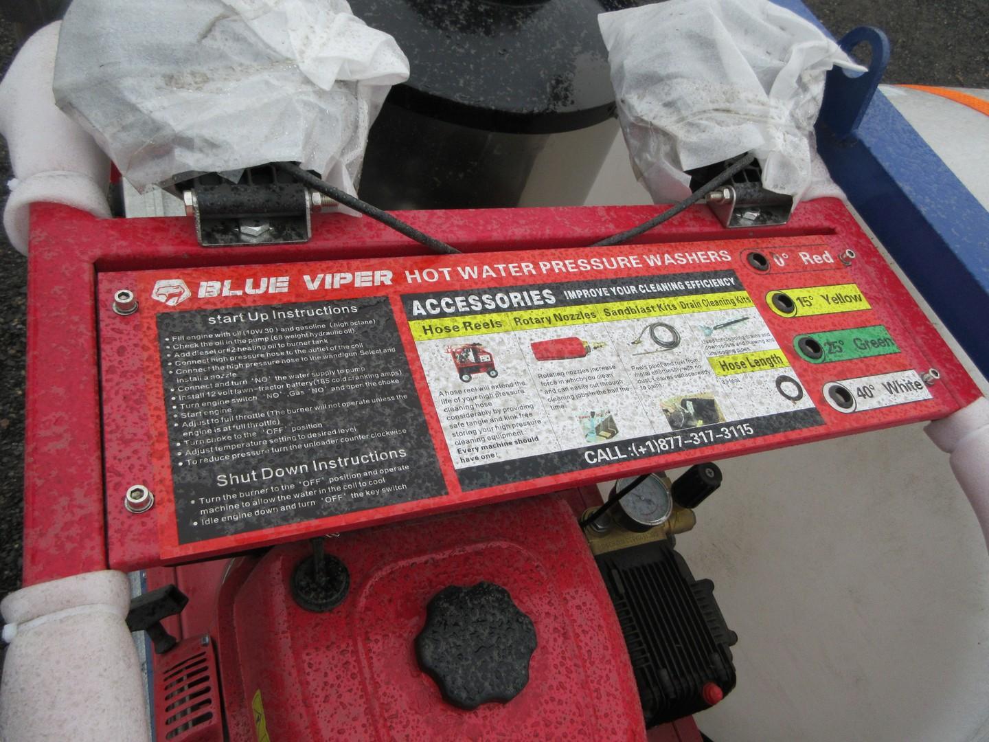 Blue Viper Hot Water Pressure Washer