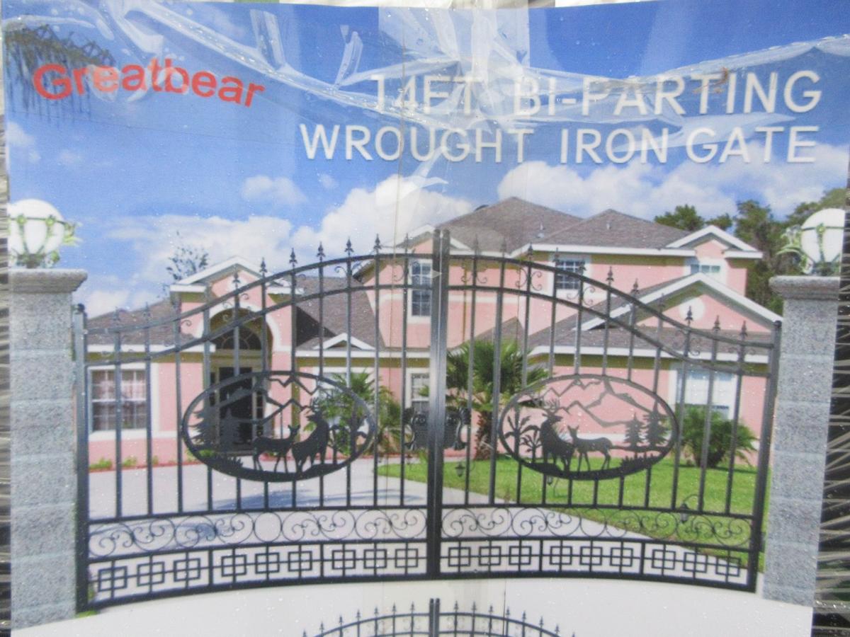 (3) 14' Wrought Iron Gates