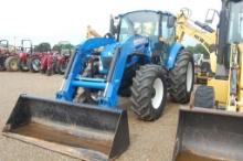 NH T4.115 C/A 4WD W/ LDR BUCKET 2850HRS (WE DO NOT GUARANTEE HOURS)