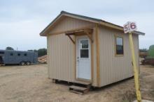 12x16 CABIN W/ FULL BATH, KITCHENET, HOT WATER, READY TO LIVE IN
