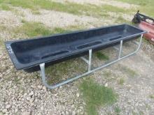 10' PLASTIC LIVESTOCK FEED TROUGH