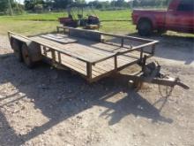 2005 AMERITRAIL 16'X81" BUMPER PULL LOWBOY TRAILER