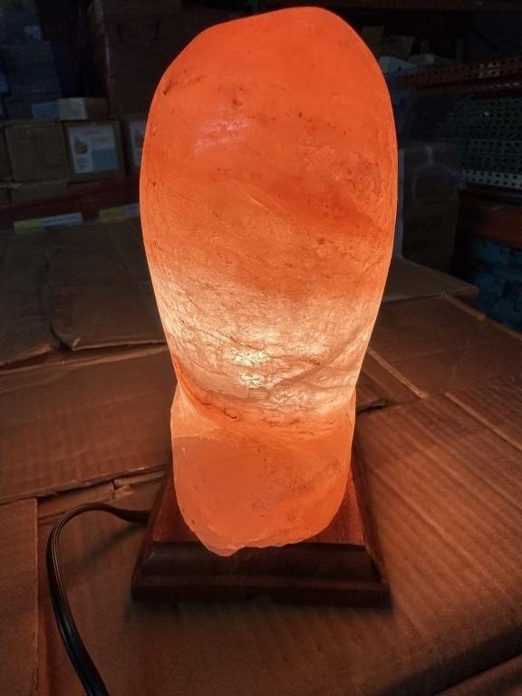 ZENNERY HIMALAYAN SALT LAMP HEART SHAPED (NEW) (YOUR BID X QTY = TOTAL $)