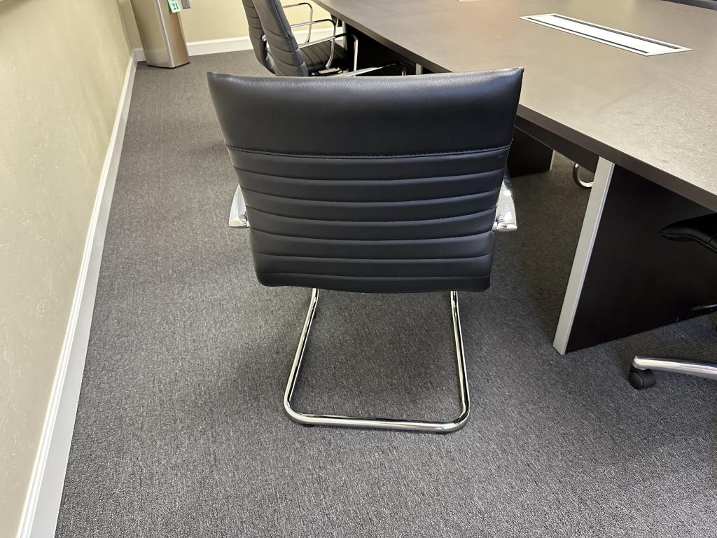 10' CONFERENCE TABLE WITH (8) CORP DESIGN CHAIRS