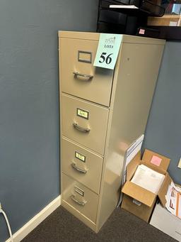 4-DRAWER METAL FILE CABINET