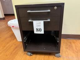 3 DRAWER ROLLING CABINET