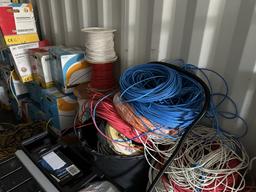 LOT CONSISTING OF VARIOUS SPOOLS/BOXES OF CABLE