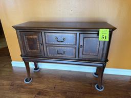 WOODEN BUFFET TABLE