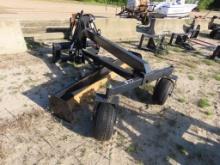skid steer grader attachment, in-cab universal electric