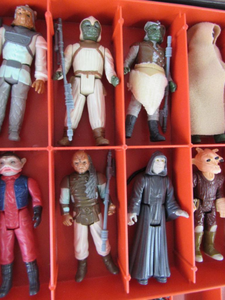 Outstanding Lot (14) Vintage Loose Complete Star Wars Action Figures in 1982 Empire Case
