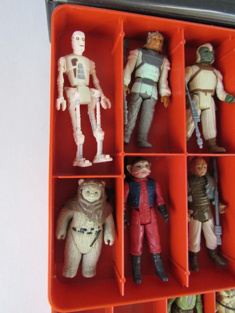 Outstanding Lot (14) Vintage Loose Complete Star Wars Action Figures in 1982 Empire Case