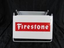 Vintage Firestone Tires Metal Tires Display Stand