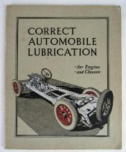 Rare Original 1928 Mobil Gargoyle "Correct Automobile Lubrication" Book