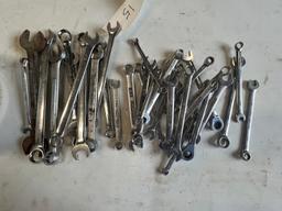 Misc. Craftman Wrenches SAE & Metric Bucket Lot