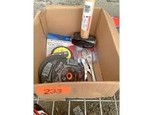 Tape Measure, Hammer, Curved Jaw Locking Pliers, Etc.