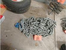 20' Chain With 2 Hooks