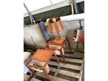 2 End Tables & Lamps