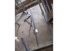 2 Steel Bars, 2 Mallets, Garden Shear, Saws