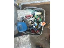 Tote of Assorted Automotive & Household Products