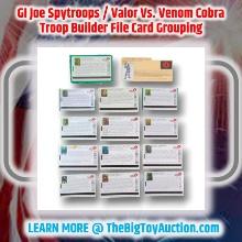 GI Joe Spytroops / Valor Vs. Venom Cobra Troop Builder File Card Grouping