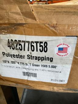 Polyester Strapping 1/2" x .025" x 775 lb, T green