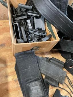 Liner belts, perts, etc. Over 20 assorted pieces