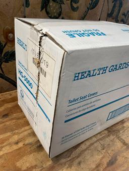 New Health Guards HG-5000 toilet seat covers. 20 sleeves with 250 each, total of 5000 pieces