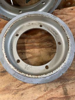 Camso 323X100, 5 lug Forklift wheels / tires. 3 pieces