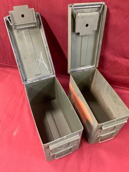 Ammo boxes. 2 boxes