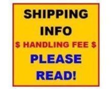 ***SHIPPING*** BUYER MUST CONTACT A SHIPPER OF CHOICE