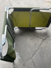 76" green foldable cot