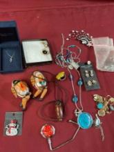 Custom jewelry, wood egg figurines, etc. Over 15 pieces
