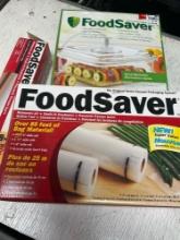 New Food Saver rolls, bags & marinator. 3 pieces