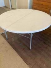 Banquet tables 60" foldable, round tables. 2 pieces