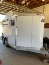 2005 Platinum Manufacturing Horse trailer, accommodate 2 horses., stored in garage. Great condition