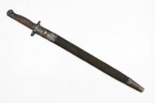 British Pattern 1907 Bayonet (16.75" Blade) W/ Scabbard - James A. Chapman