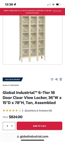 Clear View Lockers