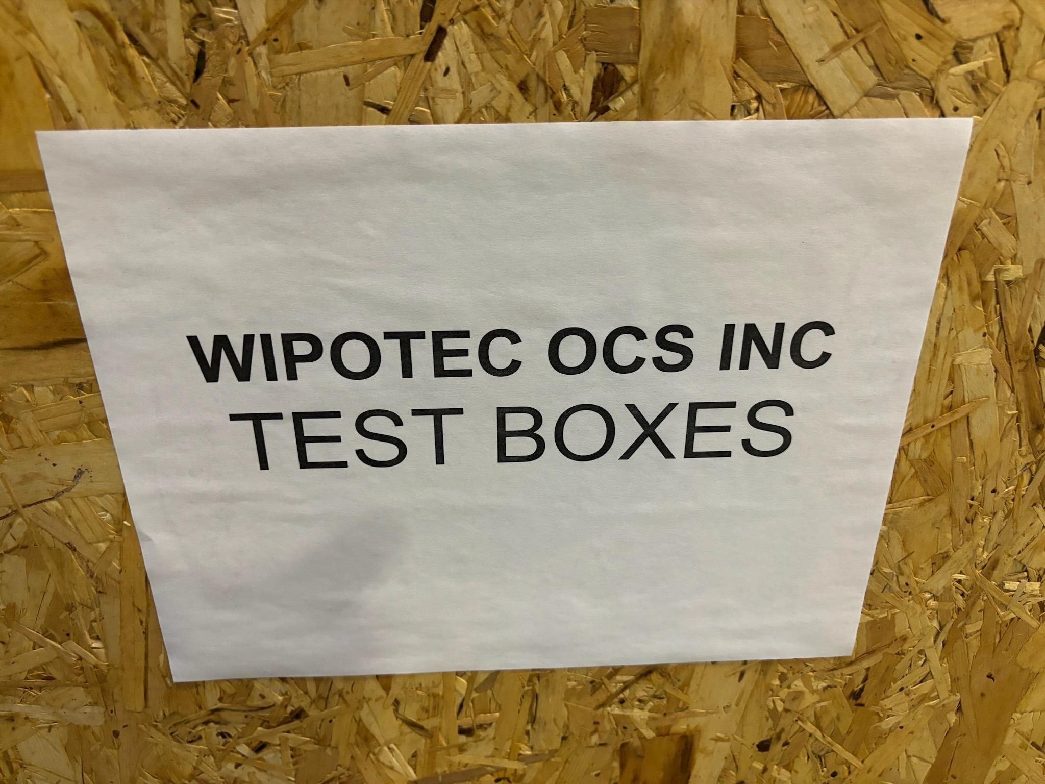 Wipotec Calibration weight tester
