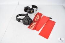 Hearing Protection and "Remove Before Flight" Tag