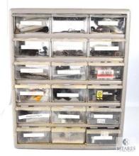 Storage Tray Unit with Various Gun Parts and Tools