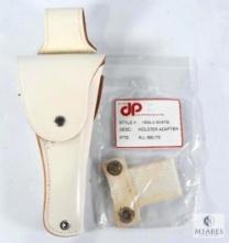 Jay-Pee White Leather Holster for Colt Large Auto