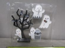New Wood Mini Mantle Ghosts And Tree Halloween Decorative Prop By Hyde & Eek! Boutique