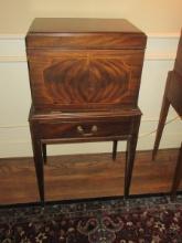 Rare Find Phenomenal Henkel-Harris Co. Furniture Virginia Galleries Pembroke Style Cellarette